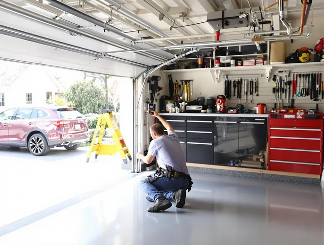 Local garage door repair service by Tustin Garage Door Repair in Tustin