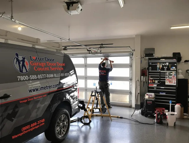 Tustin Garage Door Repair team performing same-day garage door repair in Tustin