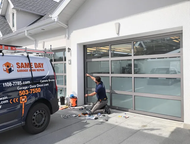 Same-day garage door repair service by Tustin Garage Door Repair in Tustin