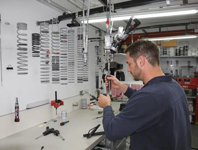Tustin Garage Door Repair safety certified technician performing precision spring replacement in Tustin